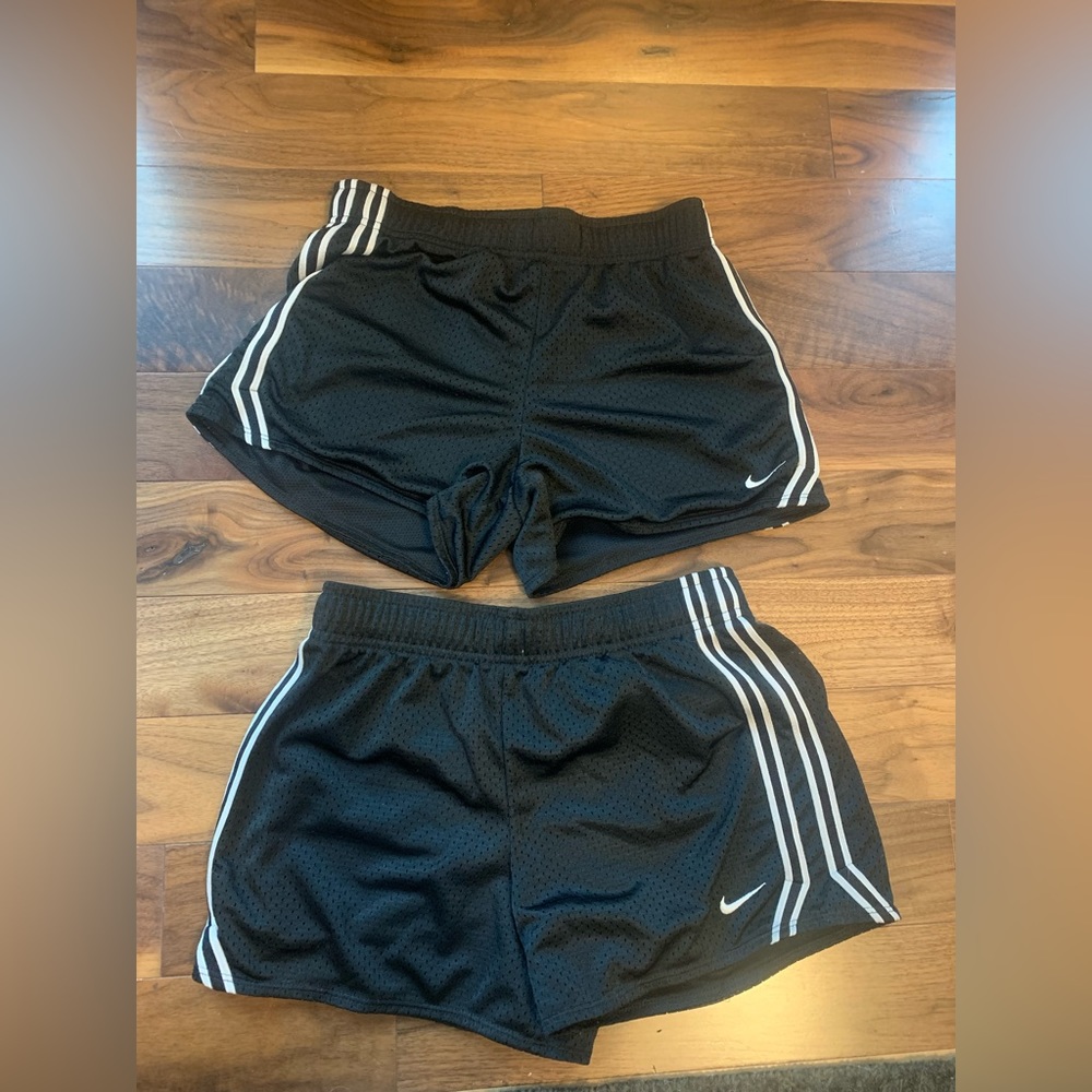 2 Pairs of Girls Nike Shorts (Medium)